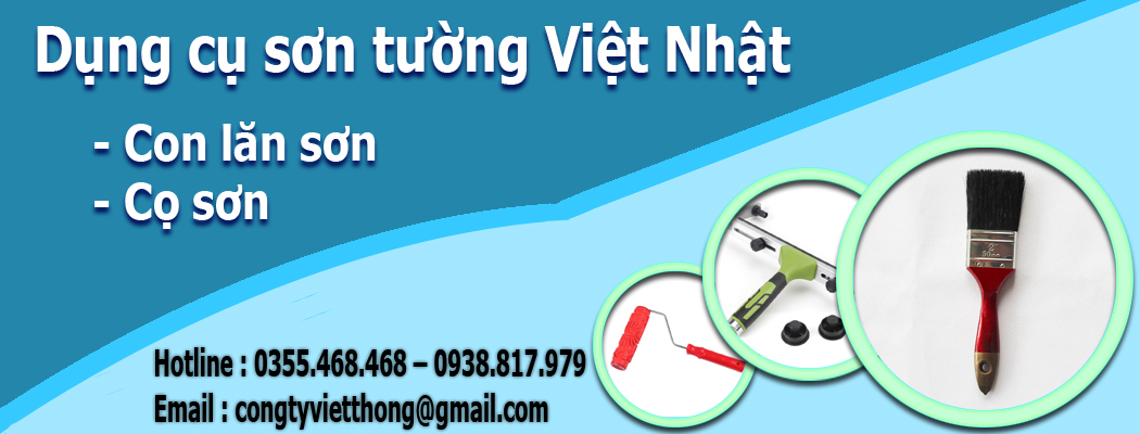 Dụng cụ sơn tường giá rẻ Việt Nhật phân phối trên toàn quốc