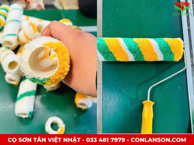 Ống rulo và rulo dùng cho sơn dầu sơn nước Ống rulo và rulo dùng cho sơn dầu sơn nước
