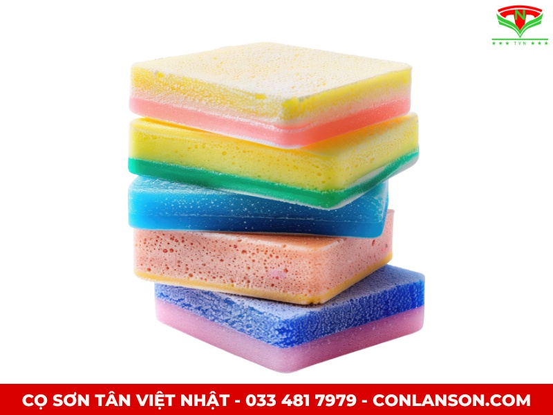 Tạo hoa văn từ bọt biển