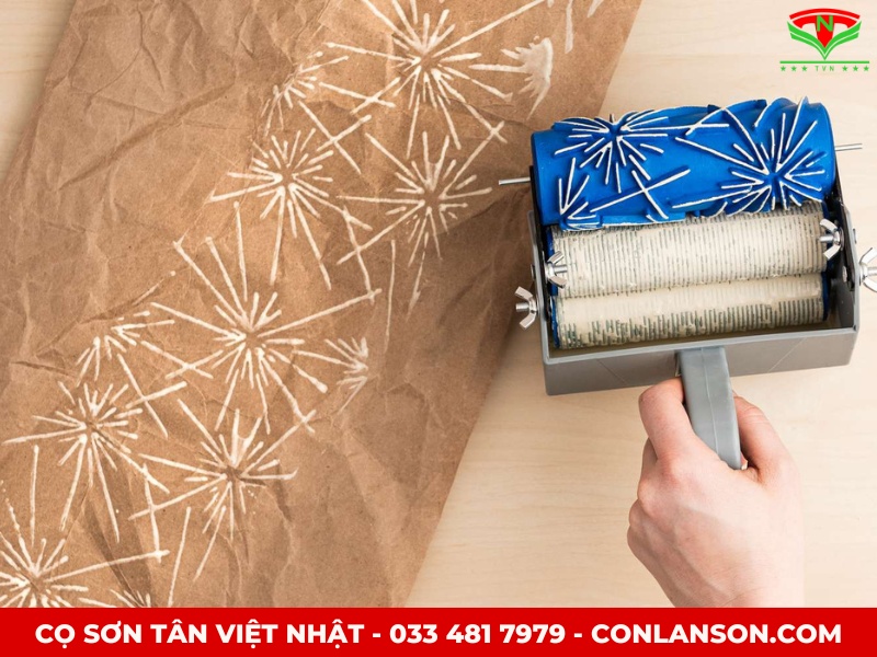 Ứng dụng sơn hoa văn