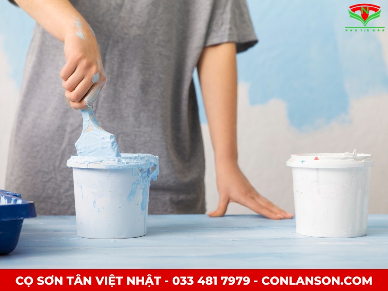 Pha màu sơn tường