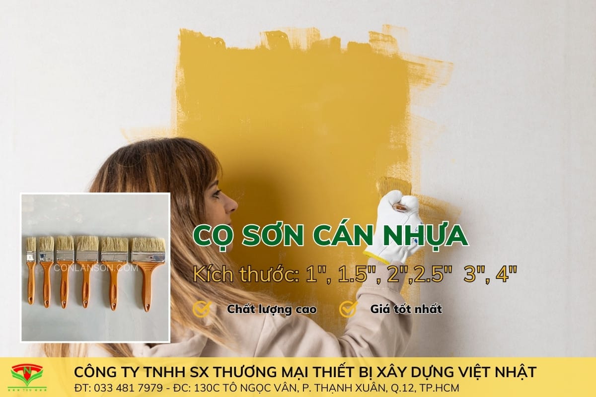 Cọ sơn cán nhựa Tân Việt Nhật