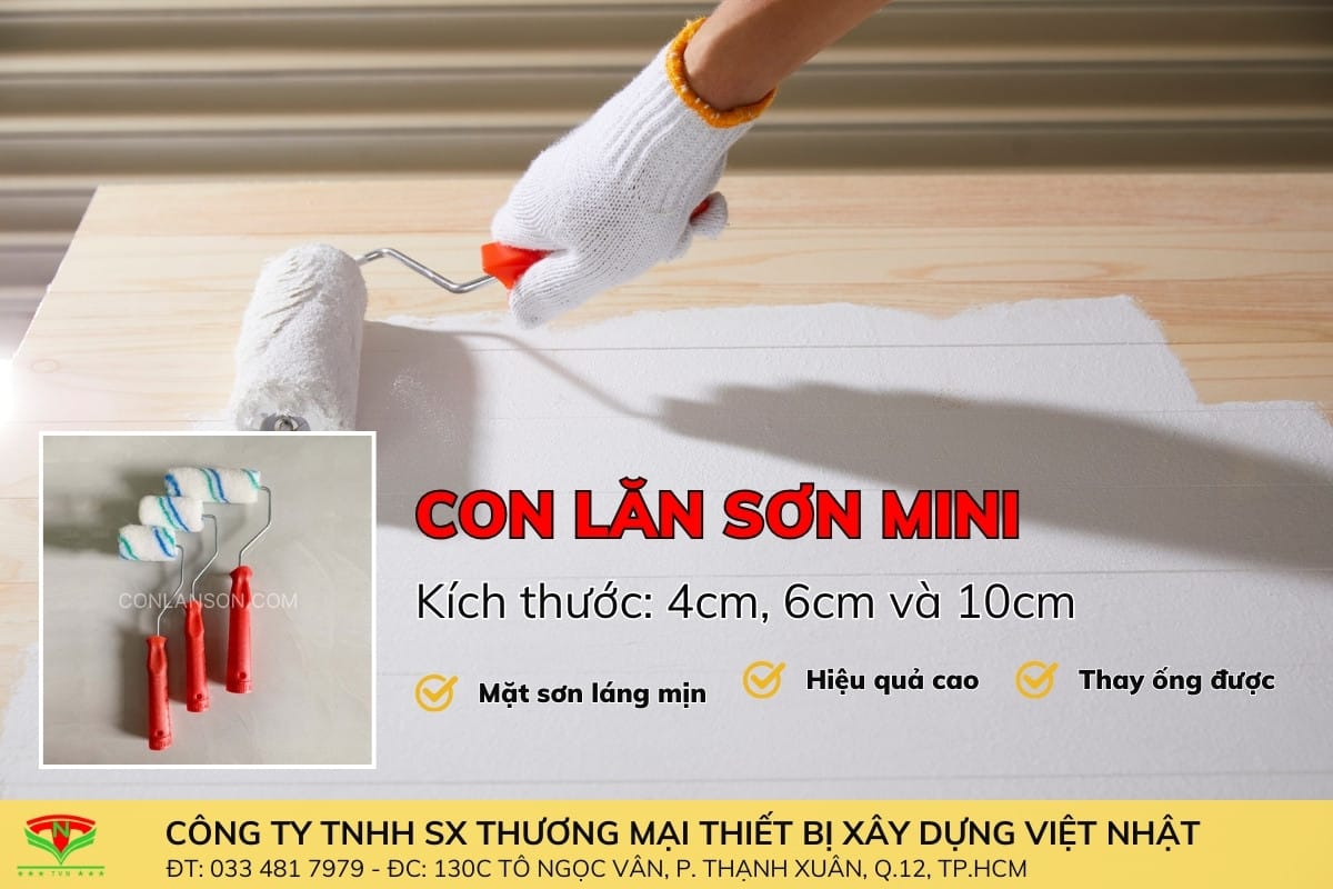 Con lăn sơn mini Tân Việt Nhật