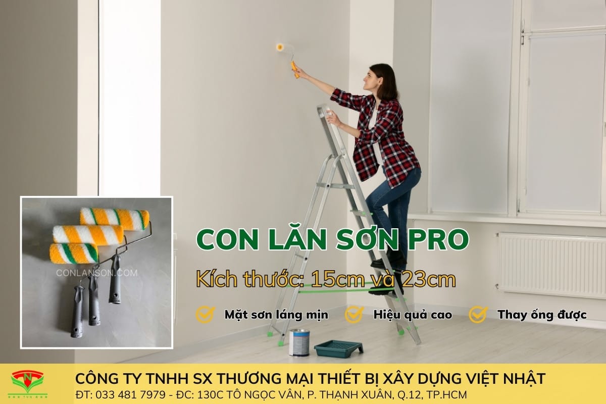 Con lăn sơn PRO Tân Việt Nhật