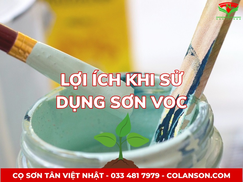Lợi ích khi sử dụng sơn không VOC